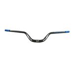 SM SunniMix MTB Bicycle Riser Handlebar Mountain, Road, Down Hill Bikes 31.8mm Stems High Rise Handle Bar Rise 90mm - 780mm Blue