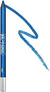 URBAN DECAY 24/7 Glide-On Waterproof Eyeliner Pencil (Roxy - Blue Metallic), Smudge-Proof, Transfer-proof, Long-lasting Colored Eye Liners, Hydrating Vitamin E, Cruelty-free - 0.04 oz