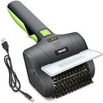 DNA MOTORING TOOLS-00219 Cordless Electric Grill Cleaning Scrub Brush Rechargeable with Type-C Charge Cord,Green/Black