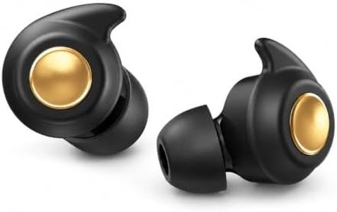 ZovGemy Ear Plugs for Sleeping, Reusable Silicone, Noise Reduction, Black