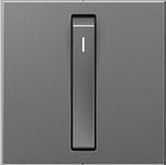 Legrand adorne 15 Amp Whisper Single-Pole 3-Way Light Switch in Magnesium Finish, 4-Pack, ASWR1532M4