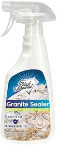 Black Diamond Stoneworks Granite Sealer: Seals and Protects. Marble Sealer Protector. Granite, Marble, and Travertine Countertop Sealer for All Stone Countertops. 1-Pint.