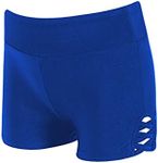 FEESHOW Kids Girls Ballet Dance Booty Shorts Sports Gym Workout Yoga Cycling Running Activewear Biker Shorts Royal Blue 6 Years