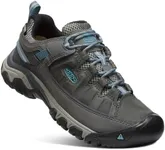 KEEN Women's-Targhee 3 Low Height Waterproof Hiking Shoes, Magnet/Atlantic Blue, 8.5