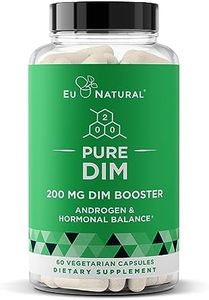 DIM Supplement Pure 200 Mg for Women or Men – Estrogen Hormone Balance Supplement for Energy, Fatigue, Stress, Menopause, Hot Flashes – Enhanced Bioavailability BioPerine – 60 Vegan Soft Capsules