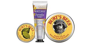 Burt's Bees Moisturising Natural Hand Care Bundle. Includes a trio of, Lemon Butter Cuticle Cream, Lavender & Honey Hand Cream, Hand Salve