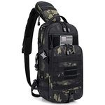 G4Free Tactical Sling Bag Pack Small Molle Range Chest Shoulder Backpack Military EDC One Strap Daypack