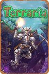 Vintage Game Tin Sign,Terraria Poster,Metal Poster for Wall Decor 8x12 inch