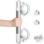 LORESJOY Suction Bathroom Grab Rails, 33cm Grab Rails for Bathroom, Bathroom Grab Bars, Shower Handles with Suction Cup, Safety Hand Rails for Bathrooms, Grab Handles