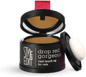 Style Edit Root Touch Up Powder | Temporary Hair Color for Gray Roots and Thinning Hair | Salon-Quality, Transfer-Resistant Hair Concealer | Light Red, 0.13 oz