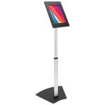 Mount-It! Anti-Theft Tablet Kiosk Floor Stand Compatible with iPad 10, 9, 8, iPad Pro 11, 10.5, iPad Air 10.5, Height Adjustable Locking Kiosk for iPad, Steel Kiosk for Business and Retail