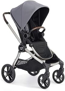BABY JOGGER City Sights Passeggino 4 ruote grandi, per tutti i terreni, seduta reversibile, richiudibile con una mano, convertibile in sistema modulare con carrozzina, da 0 fino a 22kg Dark Slate