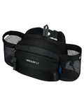 WATERFLY Fanny Pack Waist Bag: Waist Pack for Women Men with Two Water Bottle Holder Hiking Fanny Pack for Running Walking DogWalking Travel Cycling