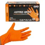 Sas Safety Astro Grip PF Nitrile 6 mil Gloves (100-pk)-XL 66574 by SAS Safety