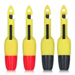 4pcs Wire Piercing Probe Kit, Wire Probe Insulation Piercing Clip Piercing Probes for TP81 Multimeter Wire Piercing Tool for Voltage Voltmeter Thermometer Testing (2mm, 4mm)