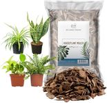 Houseplant Mulch (2 Quarts), Small Bark Wood Chips for Indoor, Patio, Potting Media, and Much More!