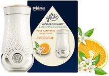 Glade Aromatherapy Electric Scented Oil Warmer with Refill, Infused with Essential Oils, Orange and Neroli Home Fragrance, 20mL, 1 Count