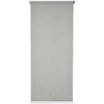 HOMCOM WiFi Smart Roller Blinds Work with TUYA App, Window Shade with Rechargeable Battery, Polyester Electric Shades Blind Easy Fit Home Office Living Room Bathroom Kitchen, Grey, 90cm x 180cm