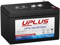 UPLUS 12 Volt 12AH Rechargeable SLA AGM Battery, LP12-12 Deep Cycle Batteries for EXP12120,EP12-12,NP12-12,WP12-12,LC-RA1212P,PX12120,PS-12120,RT12120,CP12120,ML12-12