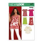 New Look Sewing Pattern 6871 Misses' Tops, Size A (10-12-14-16-18-20-22)