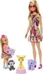 Barbie and Chelsea The Lost Birthday Playset with 2 Dolls, 3 Pets & Accessories, Gift for 3 to 7 Year Olds - GTM82