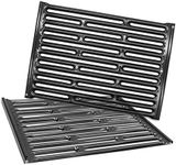 Htanch PG521 (2-Pack) Porcelain Steel Cooking Grid Grates for Weber Spirit E-210, Spirit S 200 & 210, Genesis Silver A, Spirit 500 Gas Grills, 7521 65905 7522 7523 65904