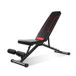 Magic Fit Adjustable Weight Bench Utility Exercise Workout Bench Flat/Incline/Decline Bench Press for Home Gym