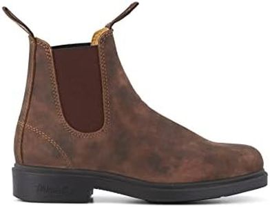 Blundstone 1306 Bottes Habillées Chelsea en Cuir Marron Rustique 12