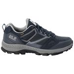 Jack Wolfskin Men's Downhill Texapore Low M Hiking Boot, Dark Blue/Grey, 8