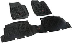Rugged Ridge 12987.04 All Terrain Floor Liner,Frt/Rr 2007-2018 Jeep Wrangler(JK)