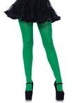 Leg Avenue Women's Nylon Tights, Kelly Green, One Size