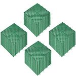 VEVOR Tiles Interlocking 50 PCS Green, Drainage Tiles 12x12x0.5 Inches, Deck Tiles Outdoor Floor Tiles, Outdoor Interlocking Tiles, Deck Flooring for Pool Shower Bathroom Deck Patio Garage