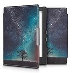 kwmobile Case Compatible with Kobo Aura H2O Edition 1 Case - eReader Cover - Cosmic Nature Blue/Grey/Black