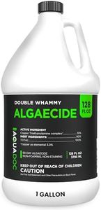 Copper Pool Algaecide for Swimming Pools - 128 oz - 90 Day Algaecide for Inground & Above Ground Pools, Helps Prevent & Remove Green, Mustard, Blue, Black Algae - AquaDoc