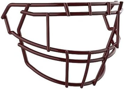 Schutt F7 Football Facemasks for Schutt F7 Football Helmets, F7 EGOP II-DW-NB-VC, Maroon, Carbon Steel