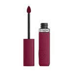 L’Oréal Paris Infallible Matte Resistance Liquid Matte Lipstick, Powdery Matte Finish & Infused with Hyaluronic Acid, 560 Pay Day, Red Lipstick
