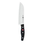 Zwilling J.A. Henckels Twin Signature 7-Inch Hollow Edge Santoku