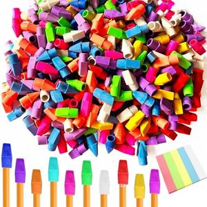 Pencil Top Eraser Bulk Cap Erasers for Pencils, 600 Pack Eraser Cap Pencil Eraser Toppers, School Supplies for Teachers Sudents Classroom Home and Office