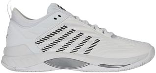K-Swiss Men's Hypercourt Supreme 2 Tennis Shoe, White/Black, 11 M