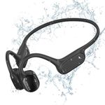 Bone Conduction Headphones Swimming Headphones, IP68 Waterproof Wireless Headset Bluetooth v5.3, Built-in 32G with MP3 Player, Open Ear Sports Earphones for Swimming, Sports, Running, Driving