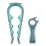 NileHome jar Opener Bottle Opener Kitchen Gadgets 5 in 1 Multi Function for Arthritis Hands weak Hands，Elderly