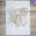 DIY Decorative Elephant Stencil Template for Painting on Walls Furniture Crafts (A3 Size)