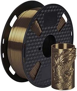 Silk Mocha Brown PLA Filament 1.75 mm 1KG 3D Printing Filament 2.2LBS Shine Silky Shiny Metallic Metal PLA 3D Printer Materials CC3D Silk PLA Filament