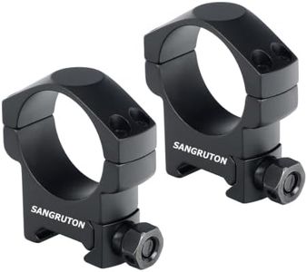 SANGRUTON 34mm Scope Rings Compatible with 34 mm Diameter Rifle Scope (1.14 inch Center Height)