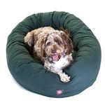 Majestic Pet 52-Inch Bagel Bed for Pets, Green