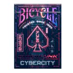 Bicycle Cyberpunk Cybercity Premium Playing Cards, 1 Deck, 62,5 x 88 mm