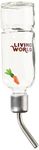 Living World Green Eco Plus Water Bottle, 6-Ounce, White, 61580