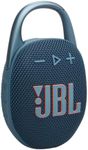 JBL Clip 5 Ultra-Portable Bluetooth Speaker with Integrated Carabiner, Big JBL Pro Sound, PlaytimeBoost, Waterproof Design and 12-Hour Playtime, Blue