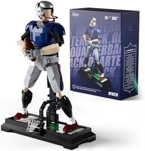 Nifeliz Quarterback, Sets de Jeux de Construction de Rugby pour Adultes et Fans de Football, décoration pour la Maison et Le Bureau à Domicile, idée de Cadeau (660 pièces, NF10278)