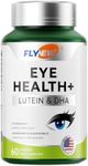 Flynew Eye Health Supplement, Eye Care with Lutein& DHA, Anthocyanin Rich Blueberry Extract, Zeaxanthin from Marigold Flower Extract丨Made in USA 60 Capsules